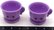 Lot 2 Fisher Price Laugh  Learn Musical Teapot Purple Cups Only