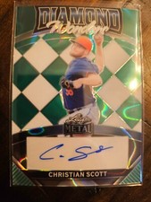 2024 Leaf Metal Christian Scott Diamond Wonder Lava Green #DW-CS1 2/6 (AU)