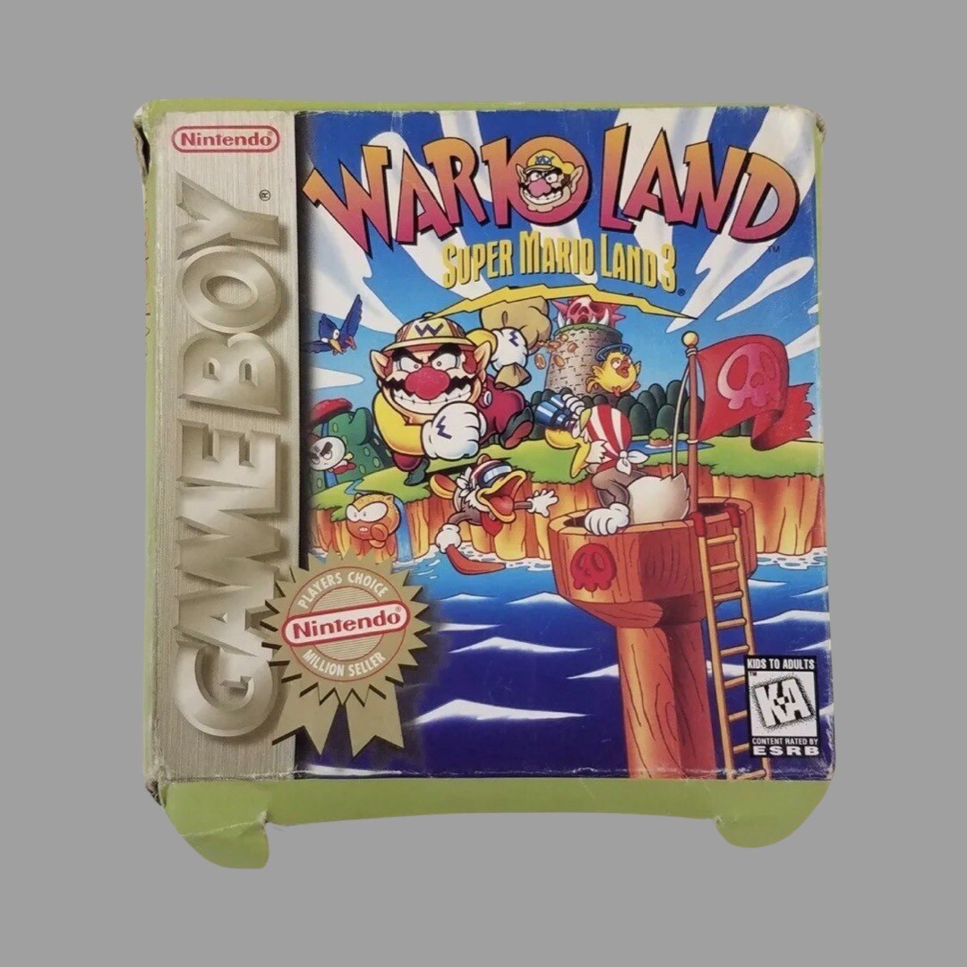 GB Super Mario Land 3 Wario Land 北米ベスト版 Wario Land: Super Mario Land 3 (Nintendo Game Boy, 1994) for