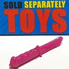 Vtg TMNT Dirtbag KNIFE dagger original Playmates pink weapon accessory part