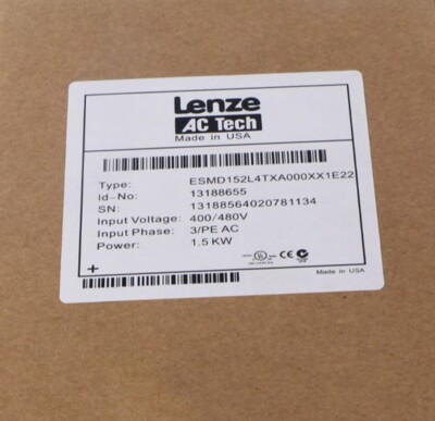 ESMD152L4TXA NEW LENZE Frequency Inverter ESMD152L4TXA