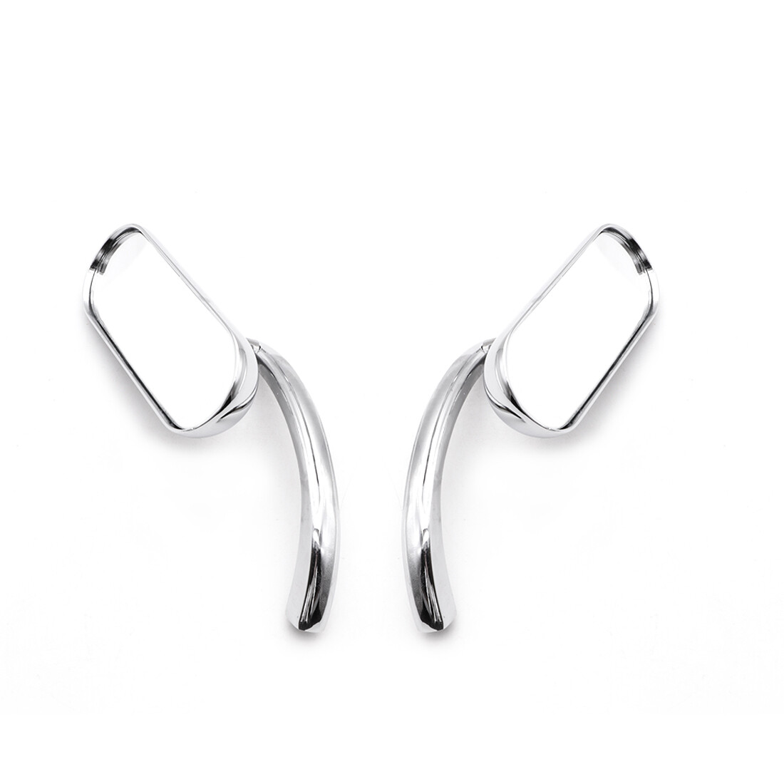 Motorcycle Chrome Mini Oval Mirror For Harley Dyna Softail