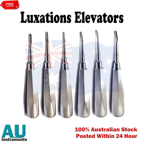 Dental Luxating Elevators Root Elevators Oral Surgery Extraction Tooth Loosening - Foto 2 di 4
