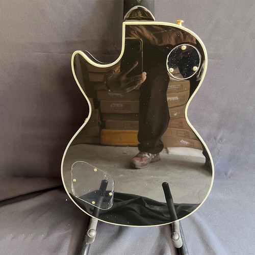 Electric Guitar Replica Binding Archtop Factory-direct Custom Black FREE SHIP - Picture 17 of 22