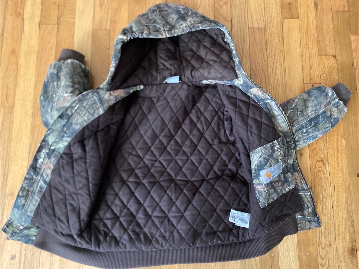 Carhartt RealTree Xtra Camo Hunting Jacket Coat Hooded Youth Size