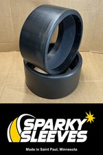 HDPE Drift Sleeves 11.3" Dia 6" Wide 3/4" Thick with Round Edges and Grip Tape