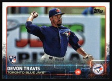 2015 Topps Devon Travis Rookie #571 Toronto Blue Jays