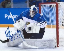Mikko Koskinen Signed 8x10 Photo Team Finland 2018 Olympics Autographed COA