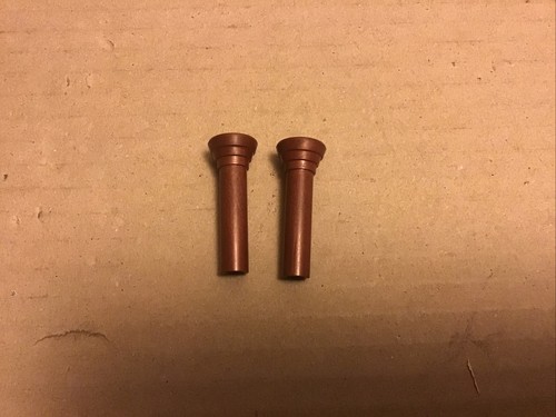 Vintage GM door lock knobs NOS Root Beer color