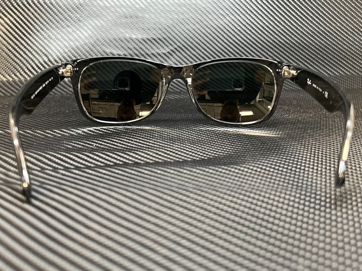 Ray-Ban Wayfarer サングラス エボニー 58mm Ray-Ban RB2140F Original Wayfarer Classic XL (54 - 18) with Green