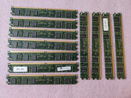 Lot x10 Cisco Viking LP 512MB DRAM Memory 15-11357-01 VR5VA647218EBW-SG - Picture 3 of 3