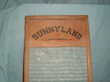 VTG Sunnyland washboard Columbus OH Standard Family Size #2090 Primitive Country