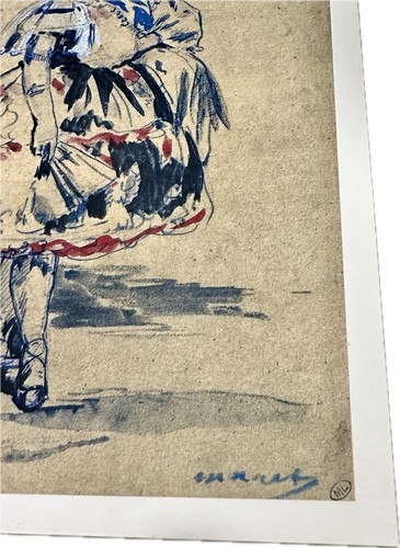 Edouard Manet (nach) "Tavola 23" 1963 Original Lithographie seltene Künstlerausgabe - Bild 14 von 19