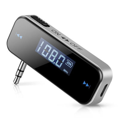 3.5mm In-car FM Transmitter Radio Audio Adapter for iPhone Samsung
