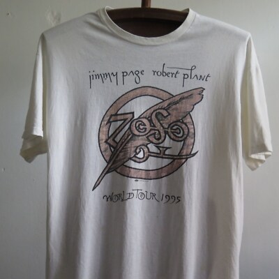 90s Jimmy Page Robert Plant Tシャツ ヴィンテージ Vintage Jimmy Page Robert Plant T Shirt Vintage Led Zeppelin