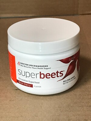 HumanN Superbeets Circulation Superfood  Black Cherry Flavor Exp 2025