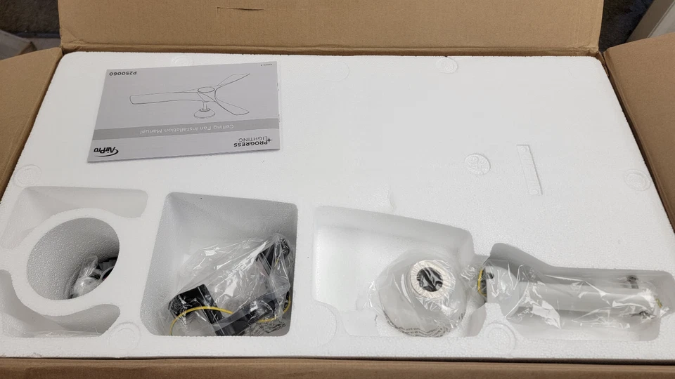 Progress Lighting Ryne 52" 3 Blade LED Ceiling Fan Satin White | P250060-028-30 - Image 2 of 3