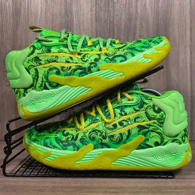 Puma LaMelo Ball MB 03 LaFrance Herren Sportschuhe Größe 8 UK Forever Rare Toxic Green