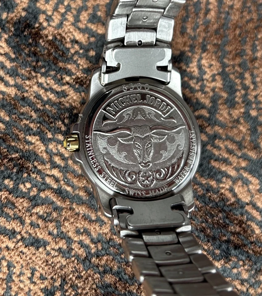 Reloj Fab Michel Jordi, era pre Bohlin, acero inoxidable Spirit of the West #8300 Foto 4 de 4