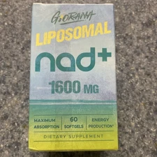1600 MG Liposomal NAD+ Supplement, NAD+ Boosting Supplement, Similar to