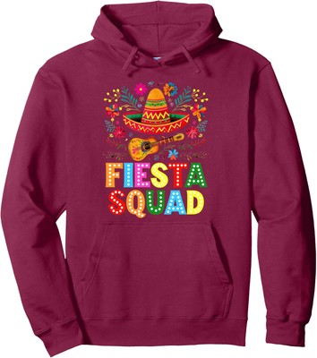 Fiesta Squad Cinco De Mayo Let's Fiesta Mexican Unisex Hooded Sweatshirt