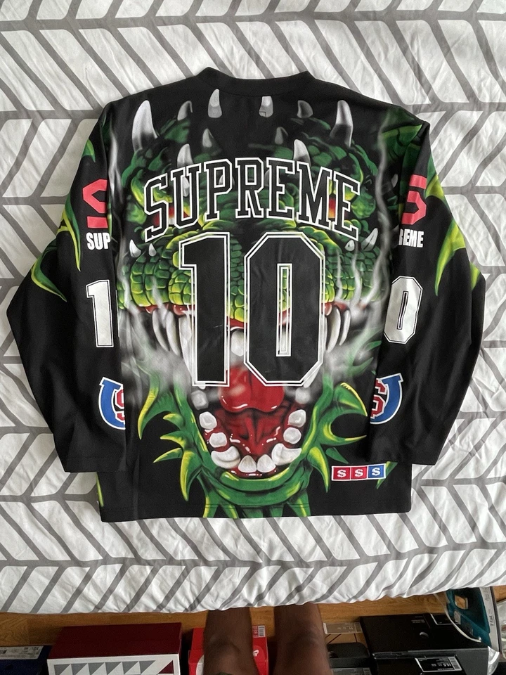 Camiseta deportiva de hockey Supreme Dragon talla M FW2020 100 % auténtica Foto 2 de 4