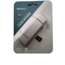 Vivitar 5 in 1 Multi Function Card Reader 3 Inter Faces PC Mac Easy Plug  Play