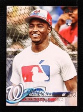 2018 Topps Photo Variation SP Photo Variation (T-Shirt) Victor Robles #166 11ff