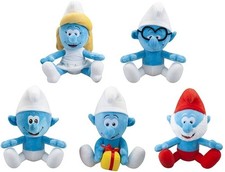 Peluche Puffi 26 cm originali Puffetta Quattrocchi Grande Puffo Burlone Classico