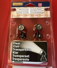 Lemax Round Spot Light 2pc Set Clear -Holiday Village -Train -Carnival