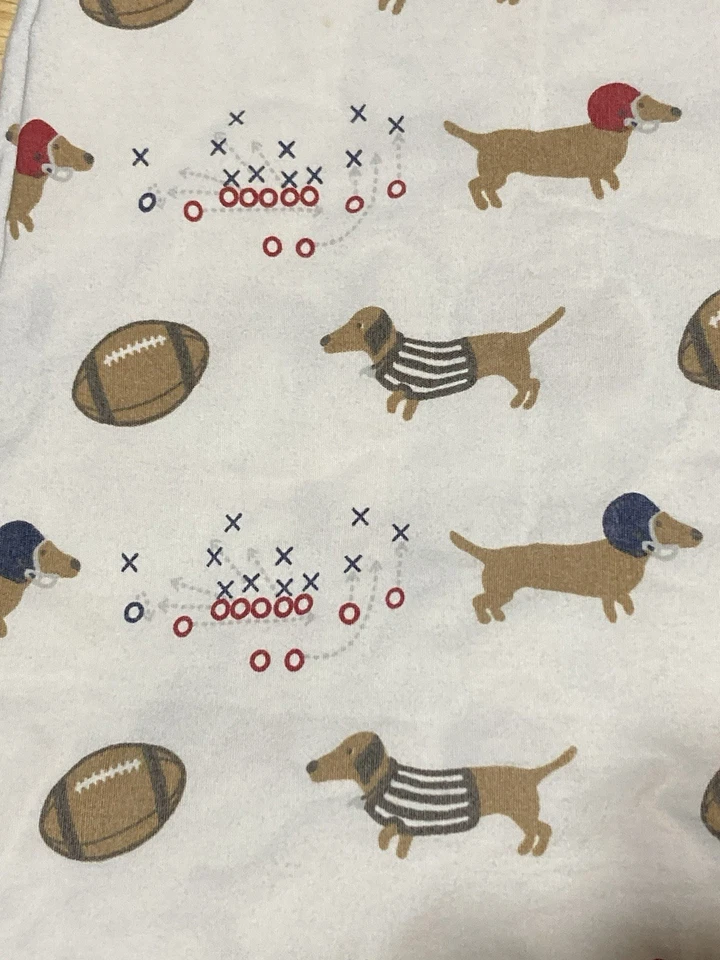 Sábana bajera plana doble de algodón Dachshunds de All Stars Foto 3 de 4