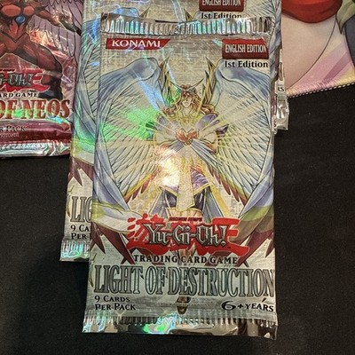 Yu-Gi-Oh! yugioh LIGHT OF DESTRUCTION LODT 1st Edition Booster Pack Sealed