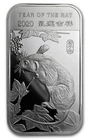 2020 Year of the Rat 1 oz .999 Fine Silver Bar