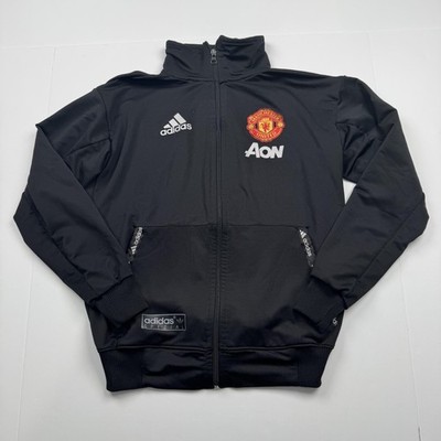Manchester United Jacket Mens XS Soccer Premier League Football Adidas AON Spezi