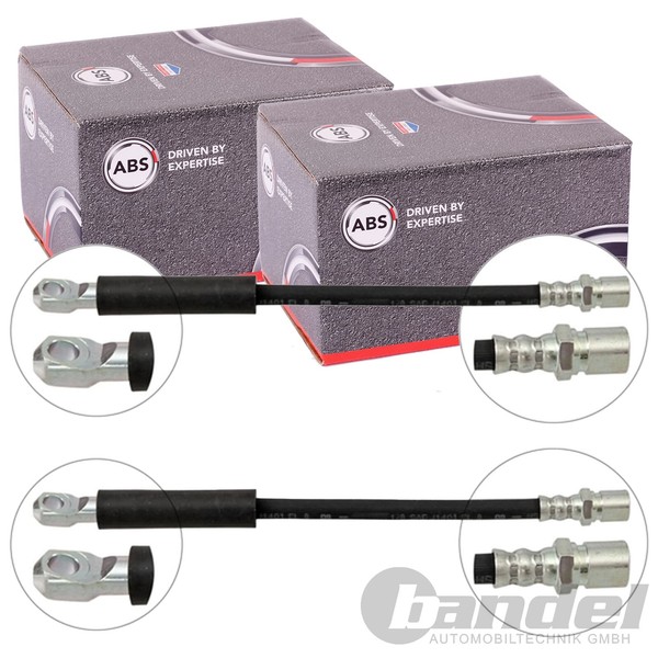 2X A.B.S. BremsschlÄUche Vorne Passend FüR Fiat 126 500 Lada 110 111 112 1200-15-image