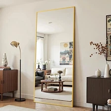 Mirror Full Length, 61"x18" Big Floor Mirror, Oversized Full Body Mirrors with S