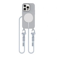 Etui Tech-Protect Magnecklace Magsafe Apple Iphone 15 Pro Crayon Grey