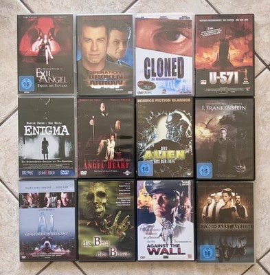 DVD Paket Horror / Action / Thriller / John Travolta / Robert De Niro / 12 DVD s