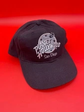 Planet Hollywood San Diego Black Adjustable Hat - Vintage 1995