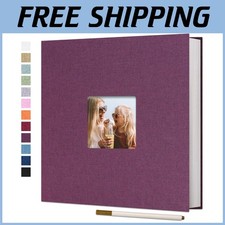 Self Adhesive Scrapbook Album for 300 Photos - Linen Cover
