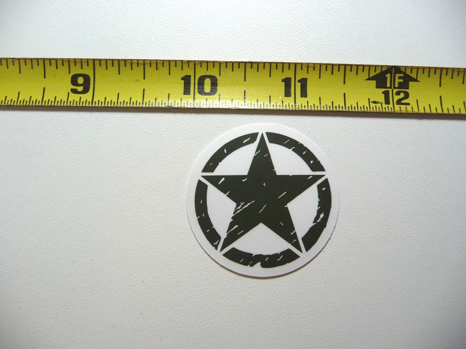 US Star Circle Decal Sticker for Jobs & Professions