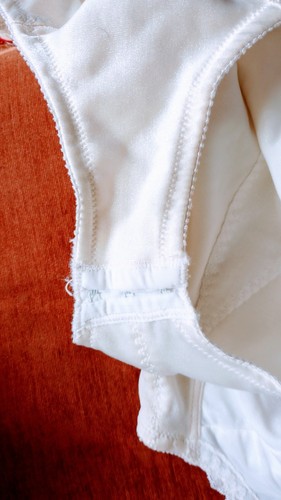 Vintage Damen Marlene SEIDIG 2. Haut SATIN Mieder BODYSUIT Höschen NYLON Soft BH 34B - Bild 7 von 7