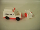 Vintage Fisher Price Little People Ambulance and Wheel Chair toy lot