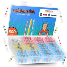 Solderstick 500 Pieces Waterproof Solder Seal Wire Connectors Kit,...