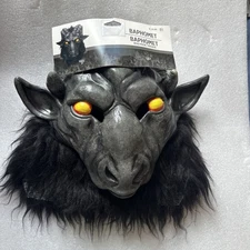 Baphomet / Demon  Head Mask / Halloween  / Adult Size / NEW