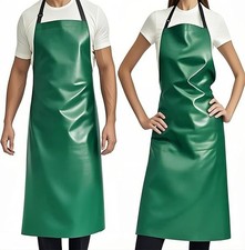 2 Pack Waterproof Apron Rubber Vinyl Heavy Duty Aprons for Adults - Chemical ...