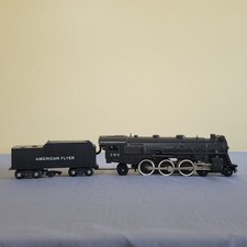 American Flyer 290 Steam Locomotive w/Coal Tender-Model Electric Train-S Gauge