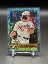 #329 Jackson Holliday Chrome Light Blue Sparkle - 2025 Topps Heritage