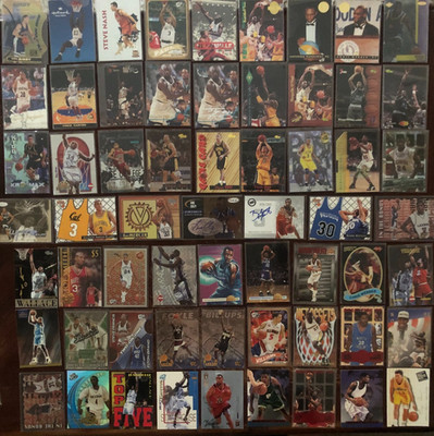 250 VINTAGE NCAA BASKETBALL CARD LOT w NBA STARS! INSERTS! SHAQ KOBE NASH