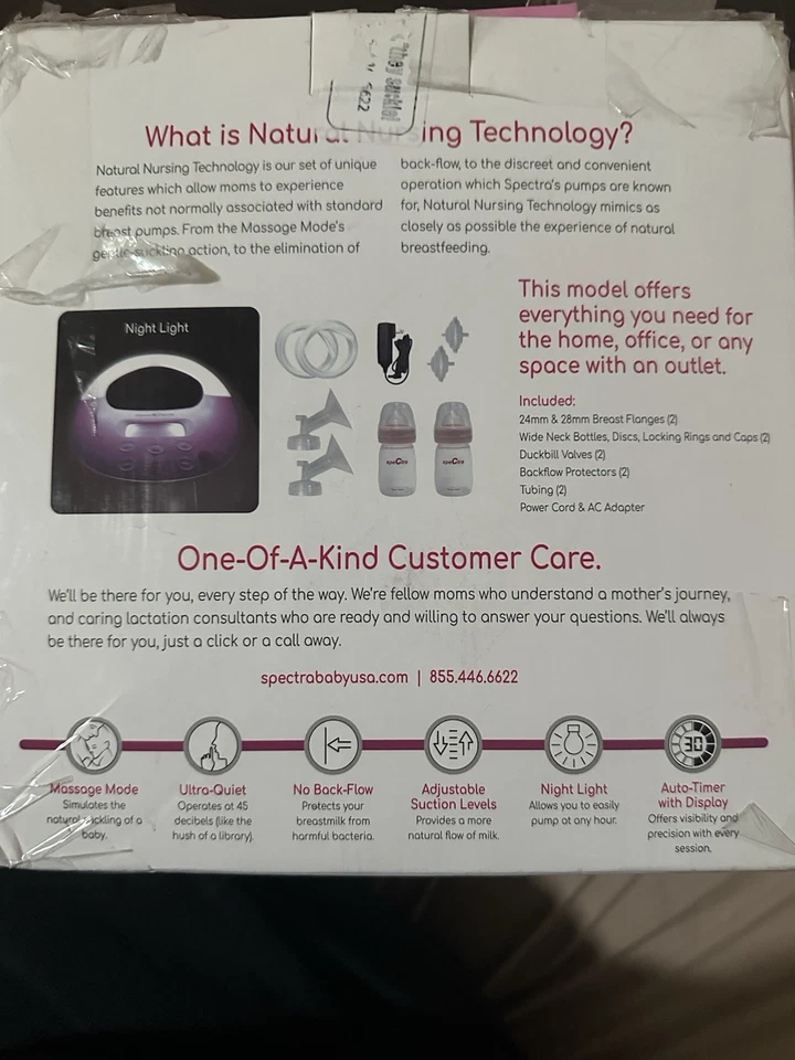 Spectra S2 Plus Double Electric Breast Pump - Pink - Image 2 of 3